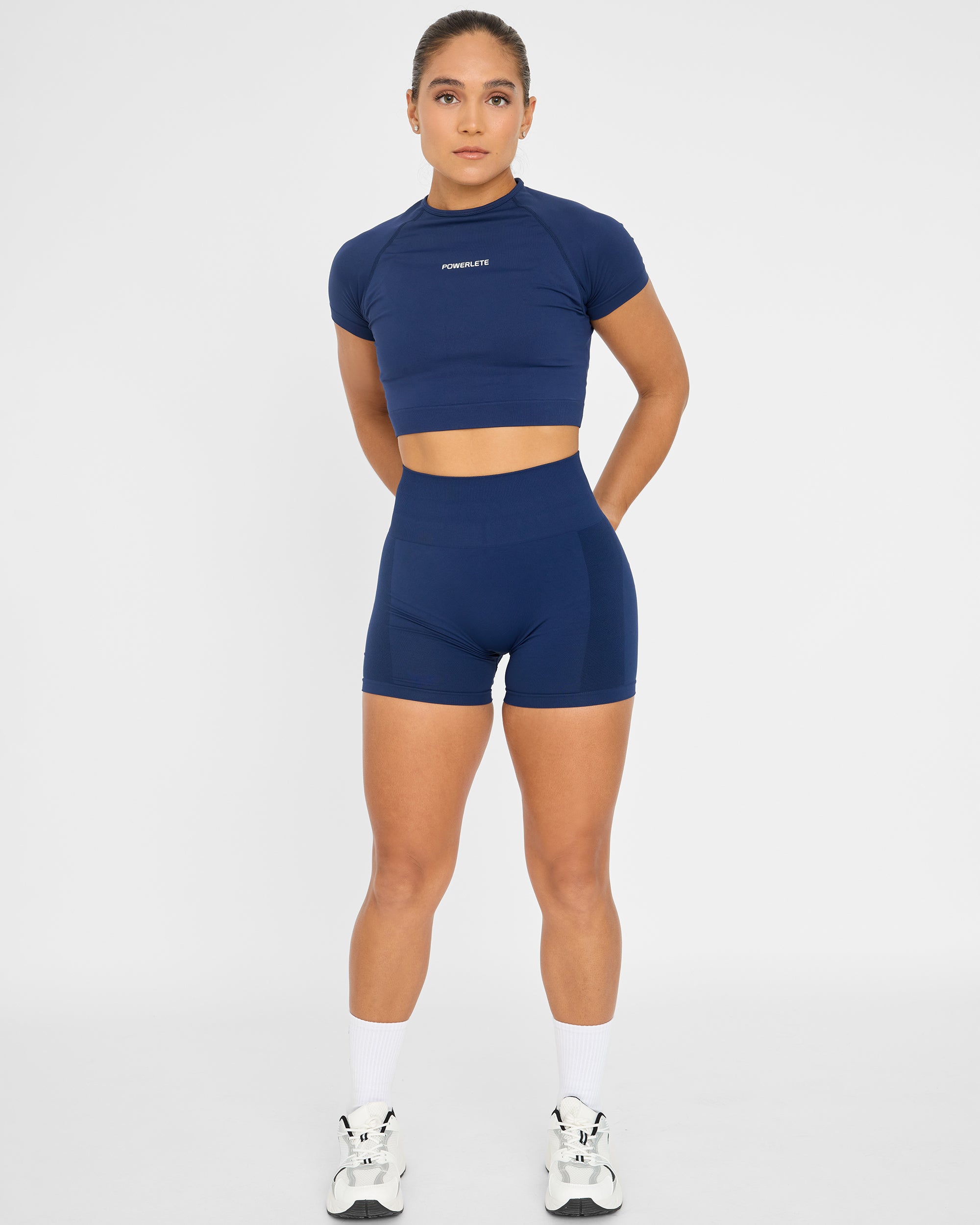 Evolve Crop Top SS senza cuciture