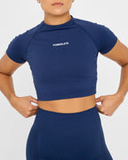 Evolve Crop Top SS senza cuciture