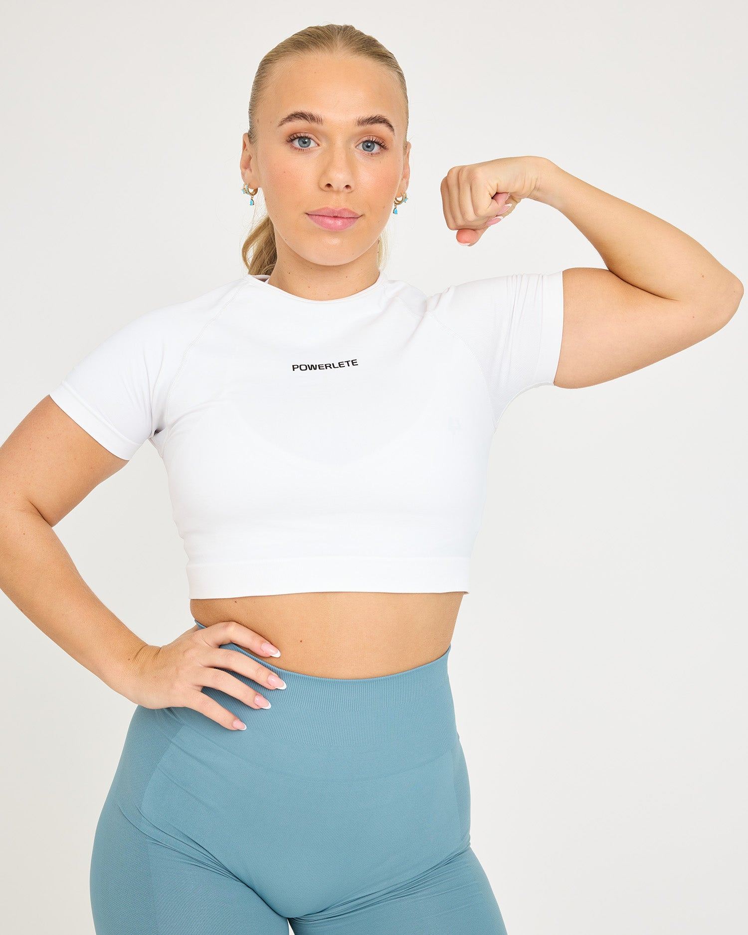 Evolve Crop Top SS senza cuciture