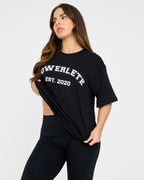 Varsity T-shirt i overstørrelse